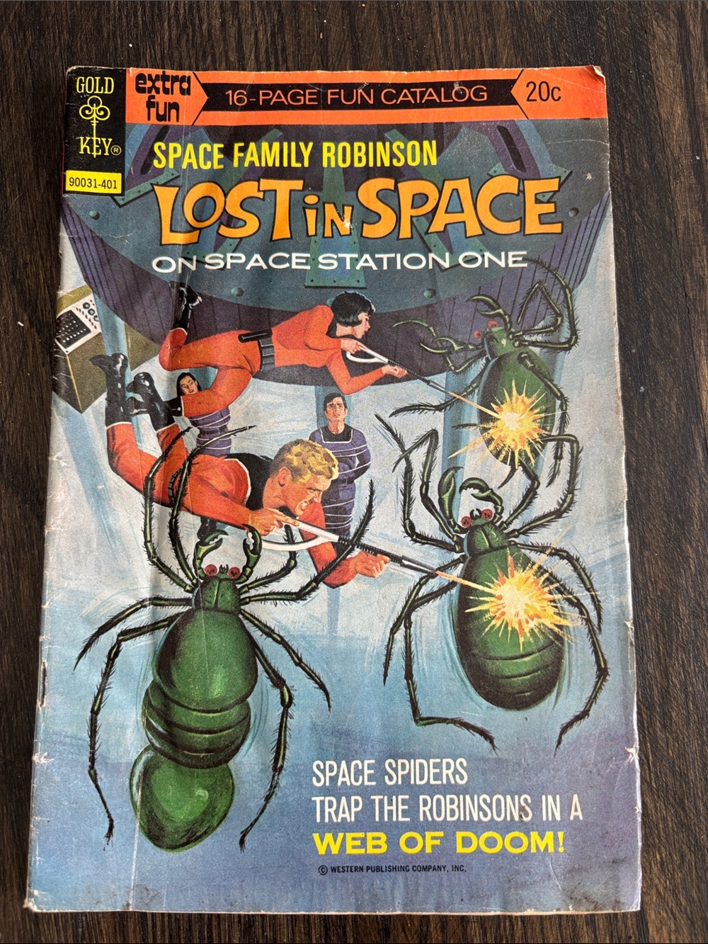 Vintage Lost in Space comic book, #38, January 1974